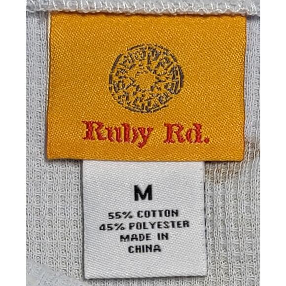 Ruby Rd Brown Ombre Animal Print Sequin Top Medium Lightweight Soft Stretch - Picture 4 of 4